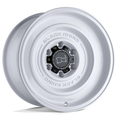Black Rhino Hard Alloys BR SOLID 17X9.5 6X139 -12 112 G-WHITE wheel