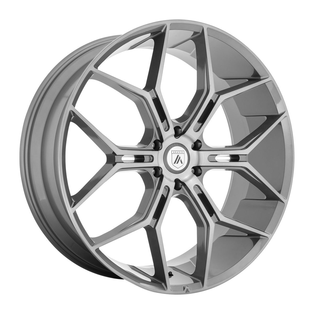 Asanti Black ABL38 24X10 6X5.5 TITAN BRUSH 20MM wheel
