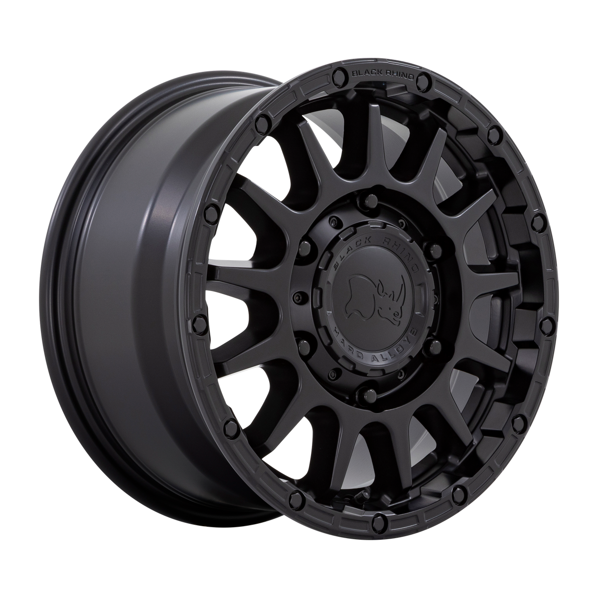 Black Rhino Hard Alloys SEQUOIA 16X8 6X180 138 M-BLK +60 wheel