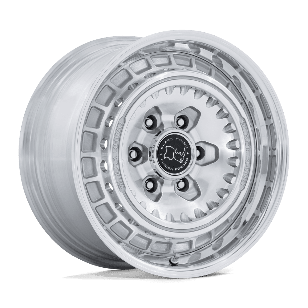 Black Rhino Hard Alloys BASTION 17X8.5 6X5.5 106 +25 G-SLV-MCH wheel