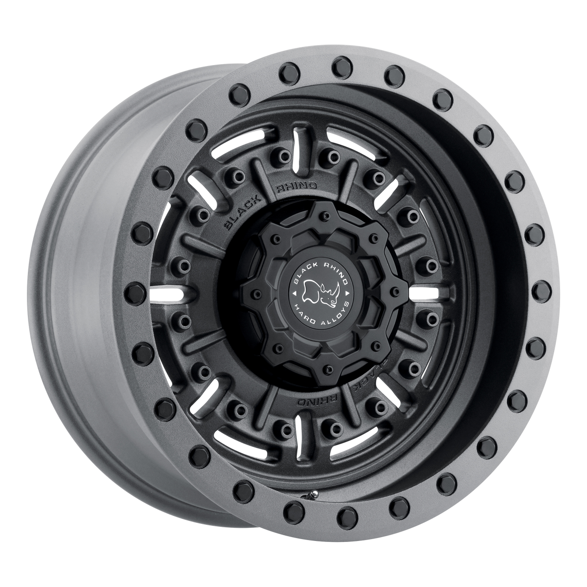 Black Rhino Hard Alloys BR ABRAMS 20X9.5 6X139 +2 112 TXT M-GM wheel