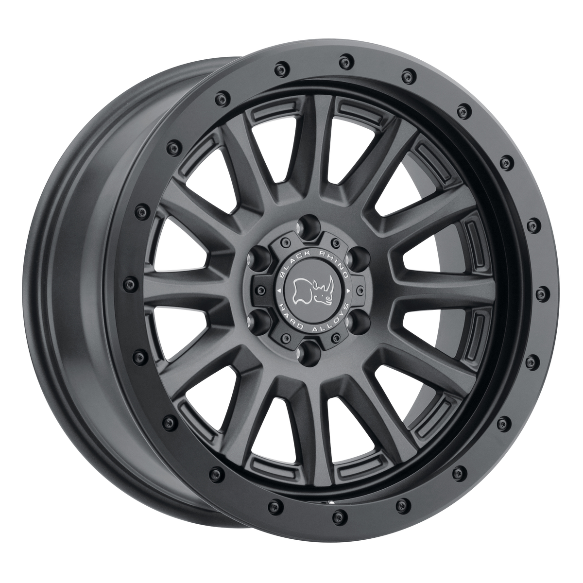 Black Rhino Hard Alloys DUGGER 17X8.5 6X4.5 66 GUN-BLK +10 wheel