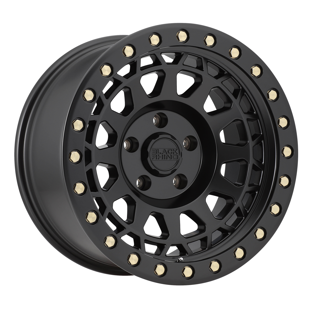 Black Rhino Hard Alloys BR PRIMM 17X9 5X127 -18 71 M-BLK BRASS wheel
