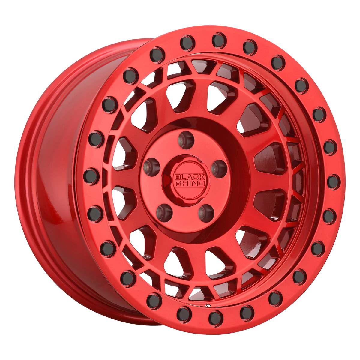 Black Rhino Hard Alloys BR PRIMM 17X9 5X127 -18 71 CNDY RED BLK wheel