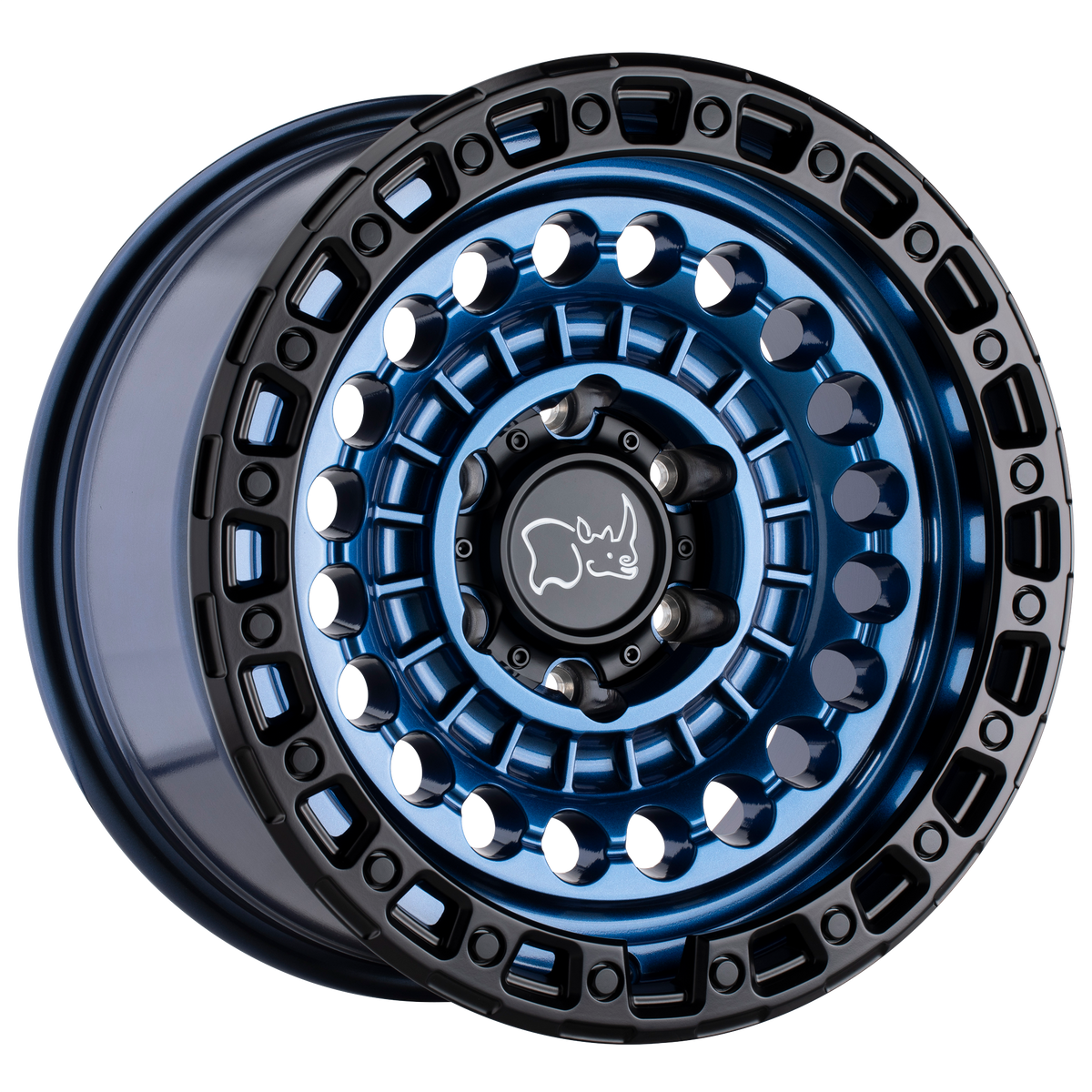 Black Rhino Hard Alloys BR SENTNL 17X8.5 6X139 -10 112 BLUE BLK wheel