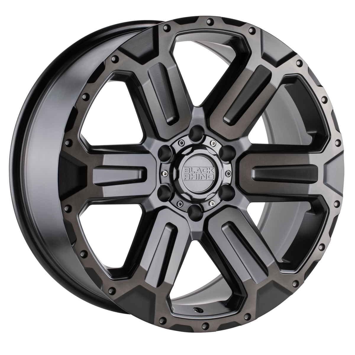 Black Rhino Hard Alloys BR WANAKA 17X8.5 6X139 +12 112 M-GM BRSH wheel