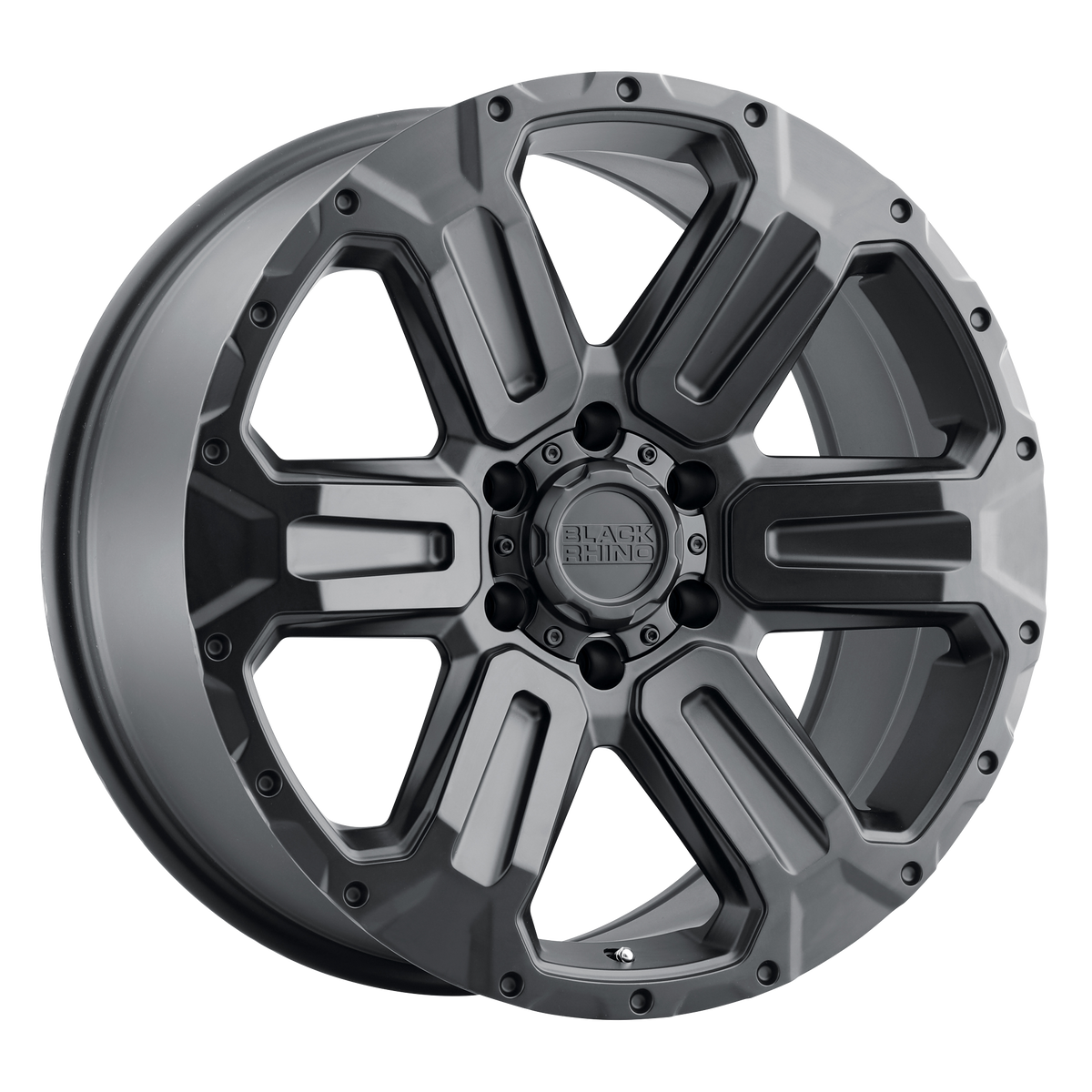 Black Rhino Hard Alloys BR WANAKA 18X9 6X135 +12 87 M-BLK wheel