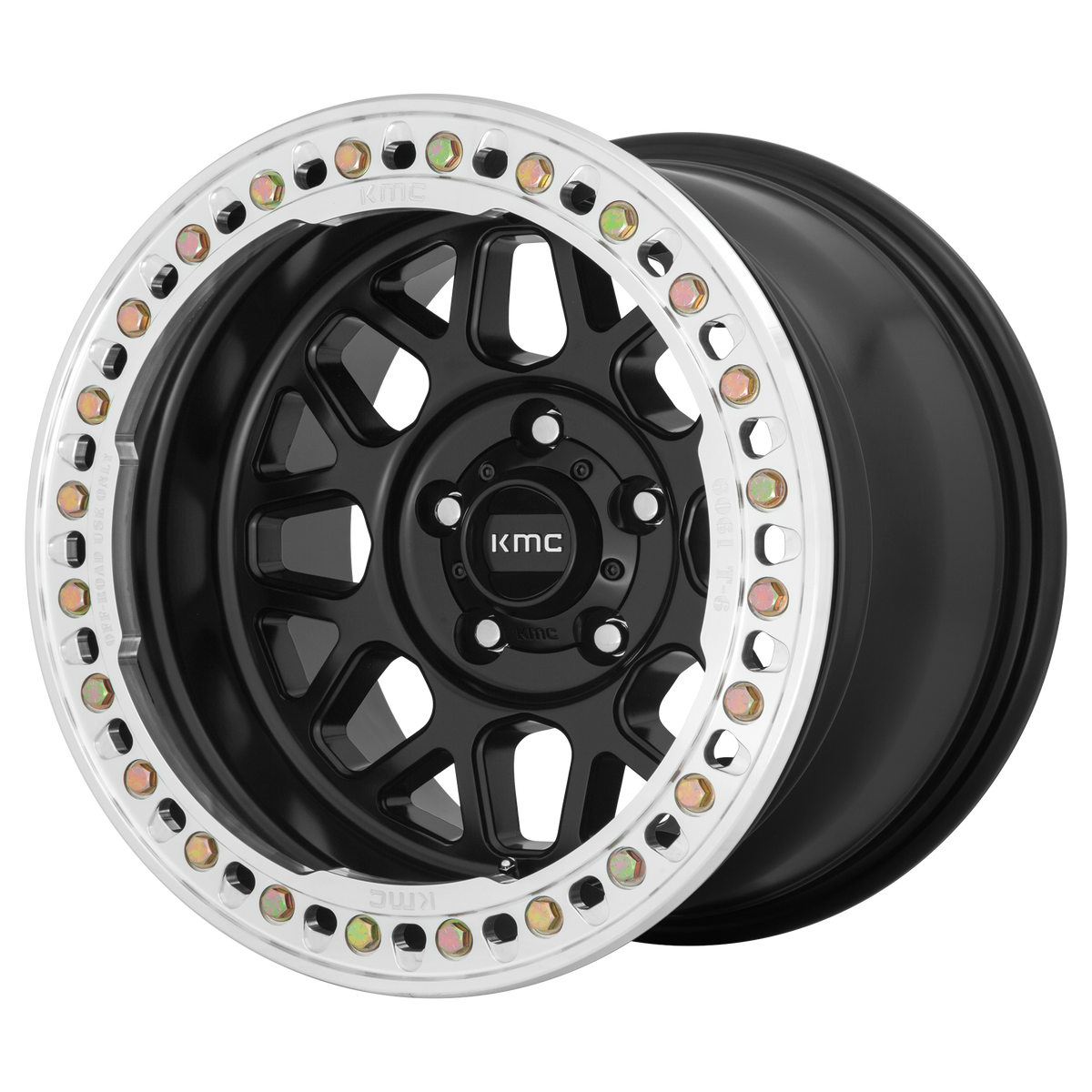 KMC GRENADE CRAWL BL 17X8.5 6X135 S-BLK +0 wheel