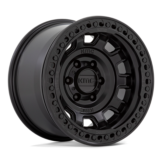 KMC TANK BL 17X9 8X6.5 S-BLK -38 wheel