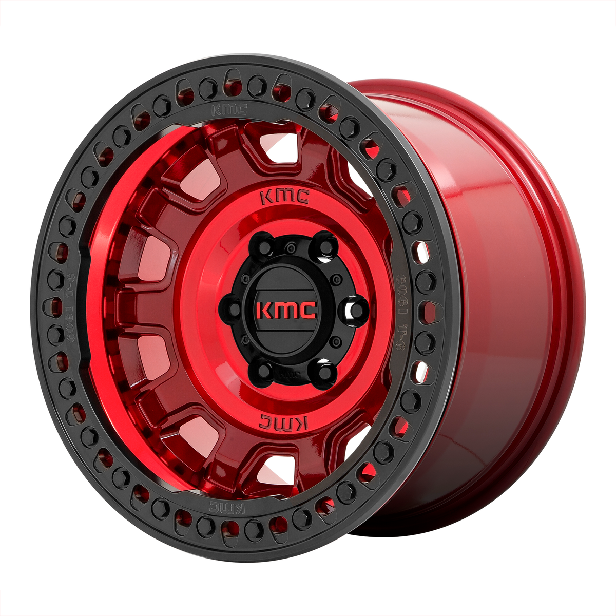 KMC TANK BL 17X9 5X5.0 C-RED -38 wheel