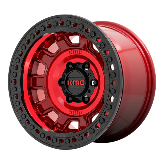 KMC TANK BL 17X9 5X5.0 C-RED -38 wheel