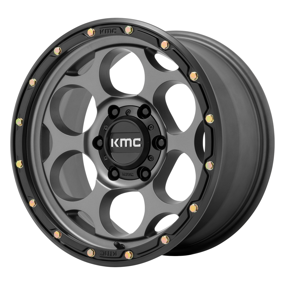KMC KM541 17X8.5 8X6.5 S-GRY BLK-LP 00MM wheel