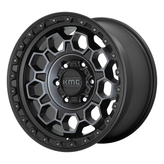 KMC KM545 17X9 6X4.5 S-BLK GTCC 18MM wheel
