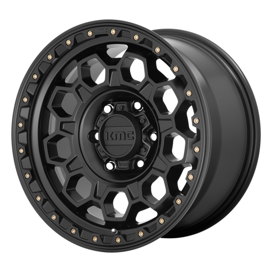 KMC KM545 17X9 5X5.0 S-BLK -12MM wheel