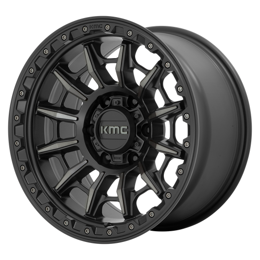KMC KM547 17X9 5X5.0 S-BLK GTCC 00MM wheel