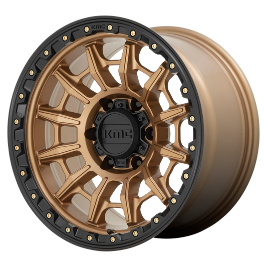 KMC KM547 17X9 5X5.0 M-BRZ BLK-LP -12MM wheel
