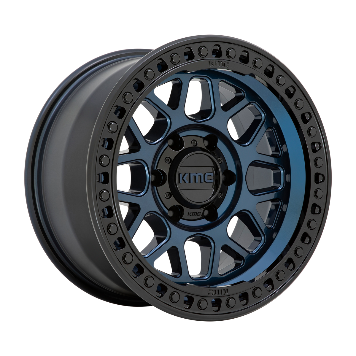 KMC GRS 18X8.5 8X170 125 +0 MN-BLUE GBLK-LP wheel