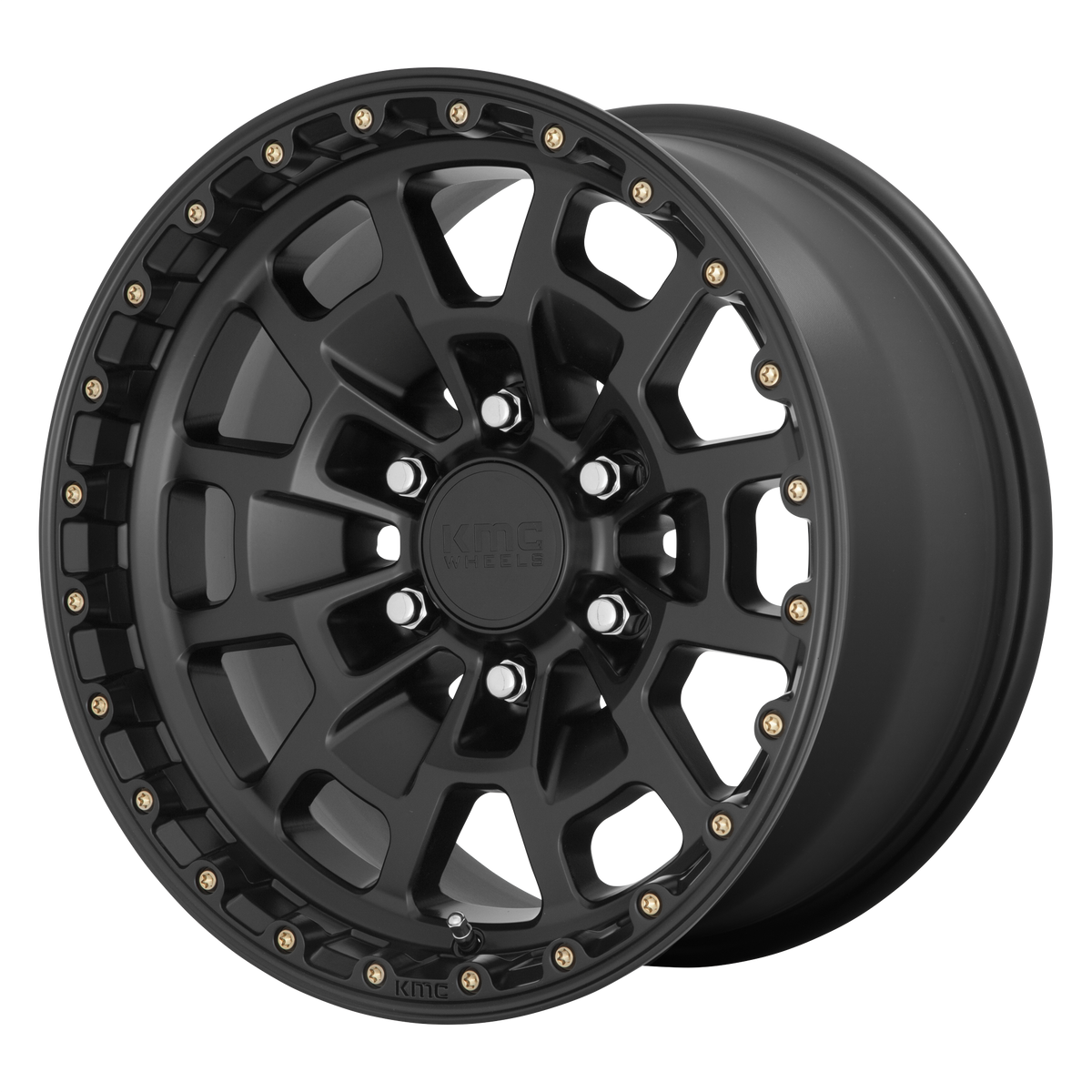 KMC KM718 17X8.5 6X5.5 S-BLK 18MM wheel