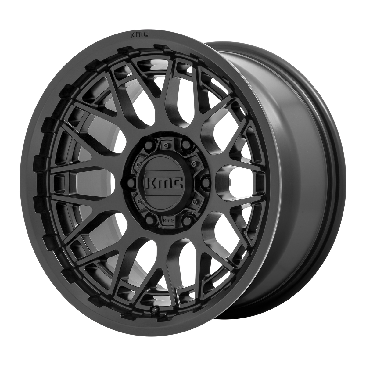 KMC KM722 17X8.5 6X4.5 S-BLK 18MM wheel