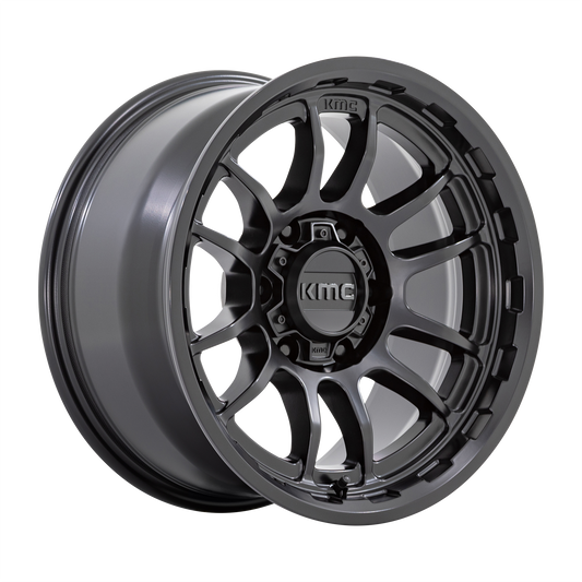 KMC KM727 WRATH 17X8.5 5X5.0 71.5 S-BLK +0 wheel