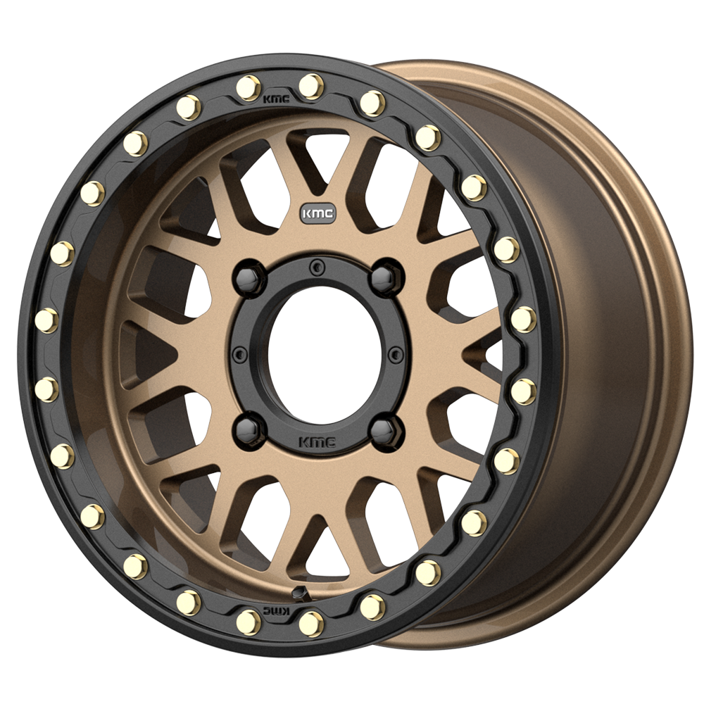 KMC Powersports GRENADE UTV BL 15X6 4X137 S-BRONZE 38MM wheel