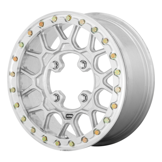 KMC Powersports GRENADE UTV BL 15X6 4X137 RAW-MACH +38 wheel