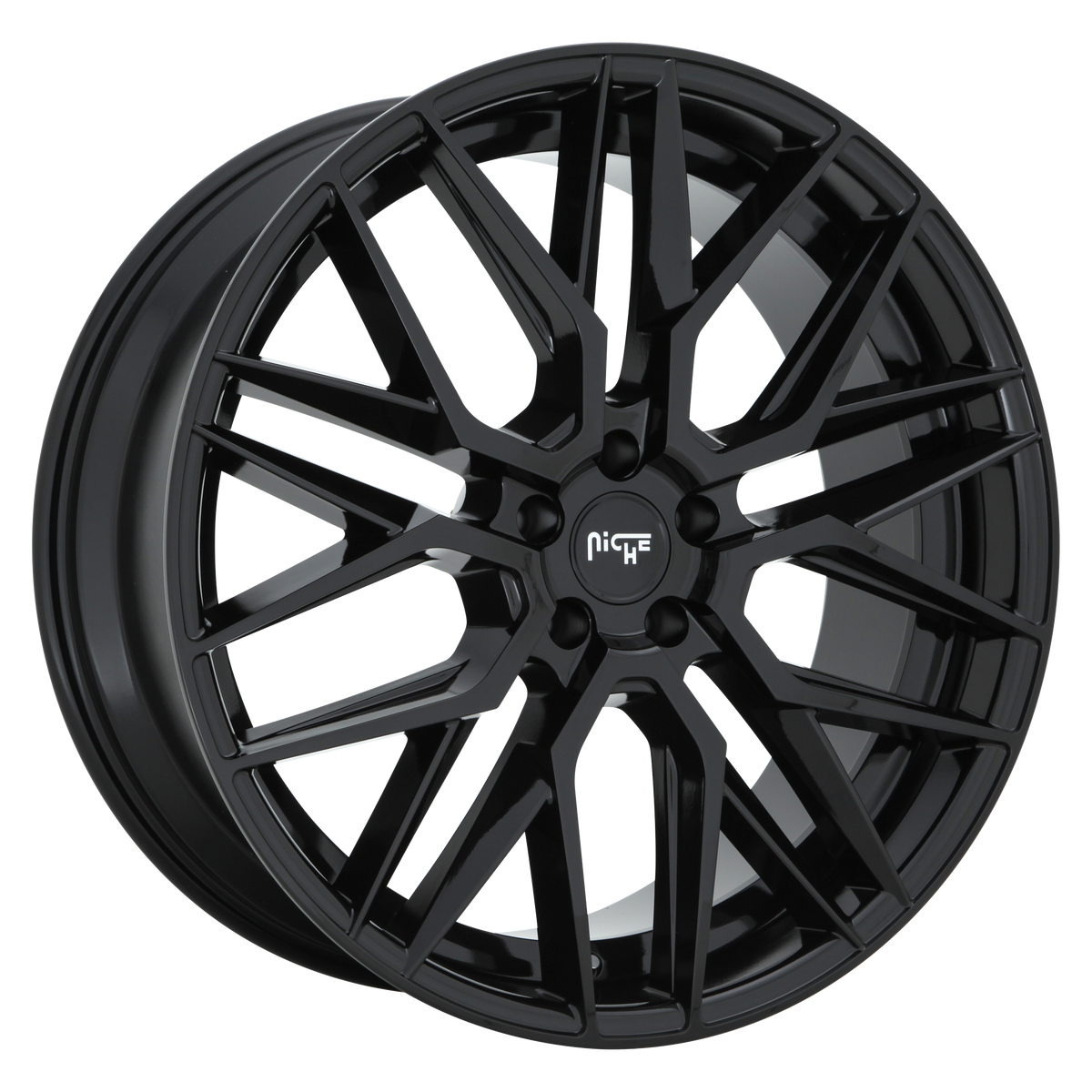 Niche 1PC GAMMA 24X10 6X5.5 106 +25 G-BLK wheel