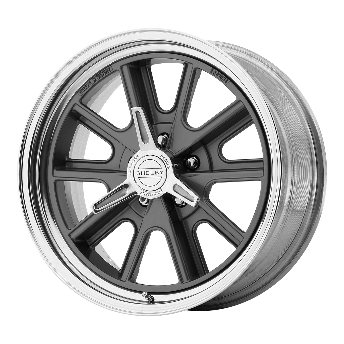 American Racing Vintage VN427 COBRA 17X8 5X4.75 MG-GRY 4.5BS wheel