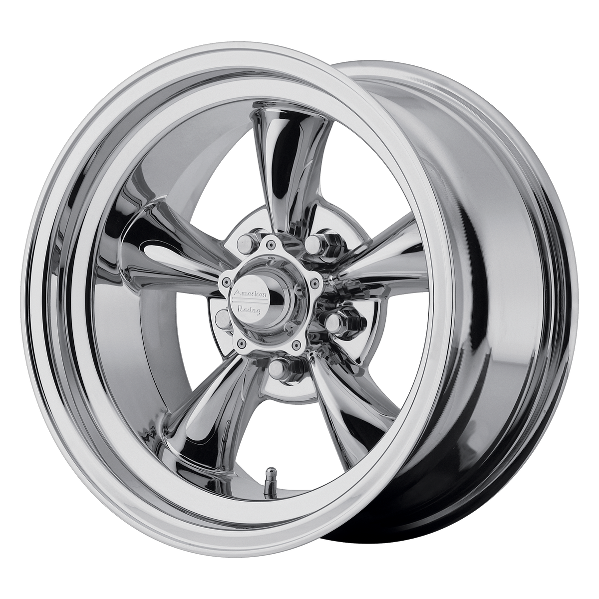 American Racing Vintage VN605 TT-D 15X8 5X4.75 CHR 4.5BS wheel