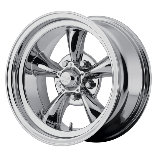 American Racing Vintage VN605 TT-D 15X8 5X4.5 CHR 4.5BS wheel