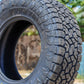Close-up of the Toyo Open Country ATIII showing the tread and Sidewall.