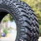 Close-up of the nitto Trail Grappler showing the tread and sidewall.