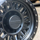 Close-up of the Raceline Ryno Wheel in a matte black finish.