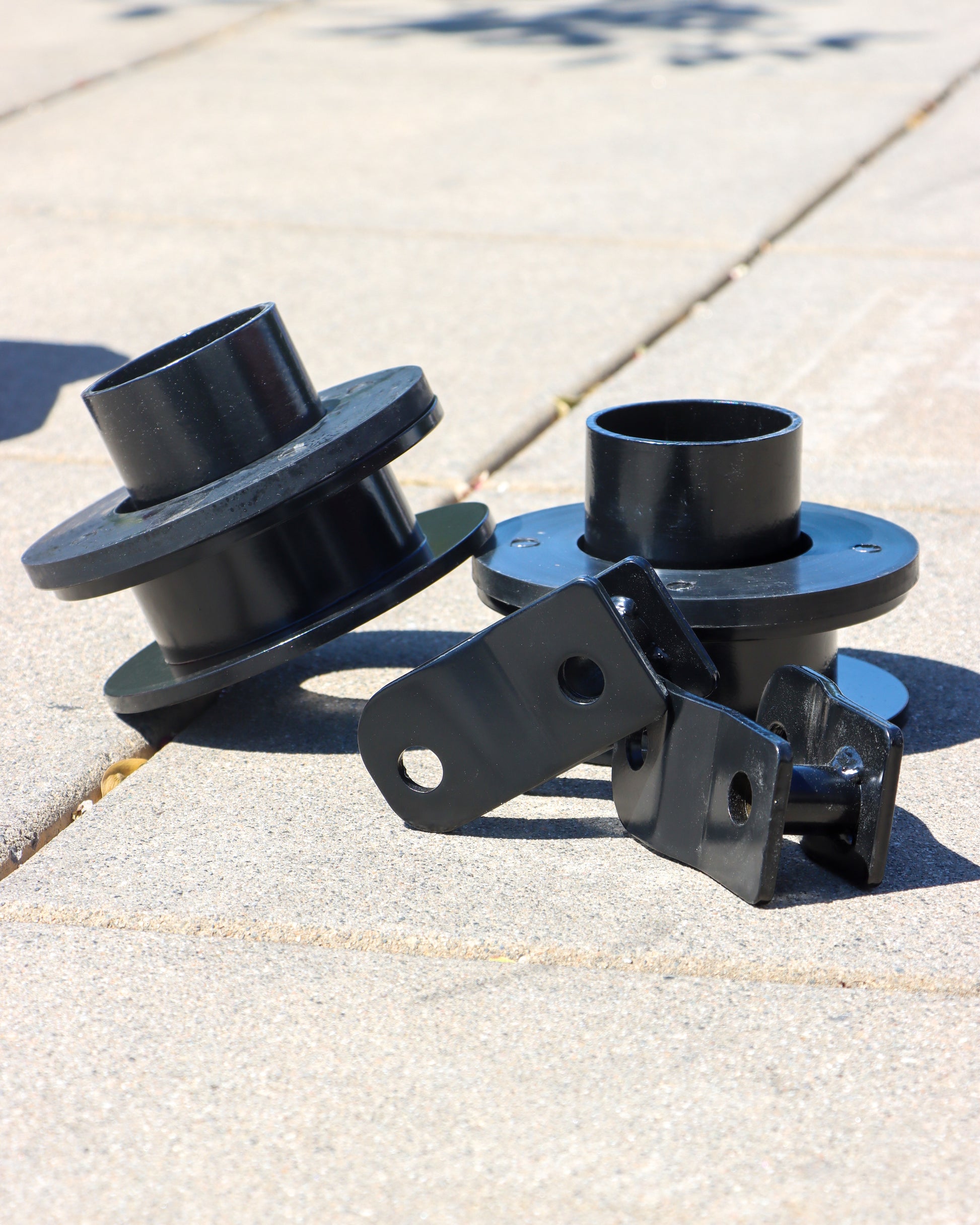 Leveling Kit on display on the ground.